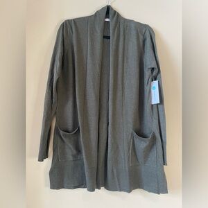 PINK CLOVER Olive Green Open Cardigan